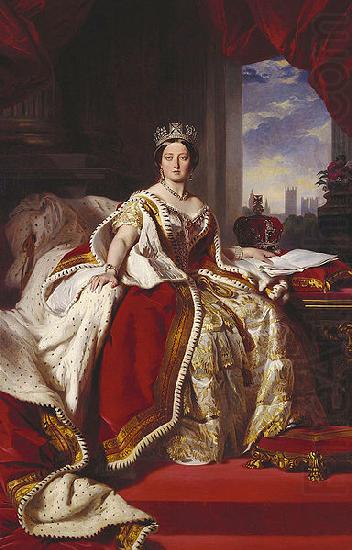 Franz Xaver Winterhalter Queen Victoria china oil painting image